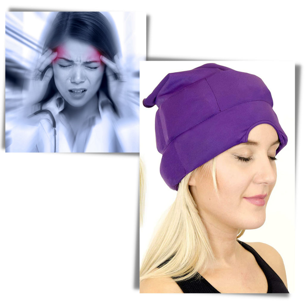 Relieving cap for migraines - Relieving cap for headaches and migraines - Ozerty