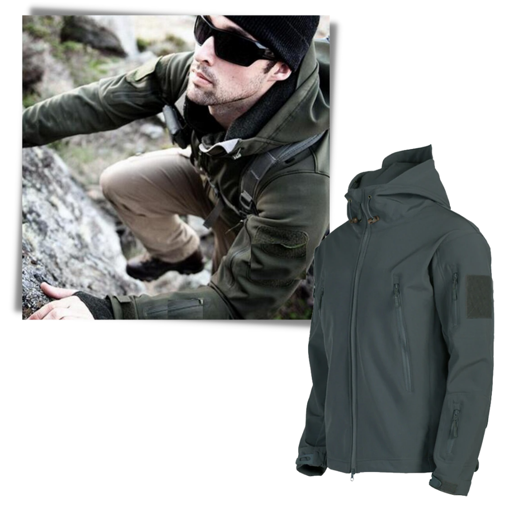 Military-style Combat Jacket - Breathable - 