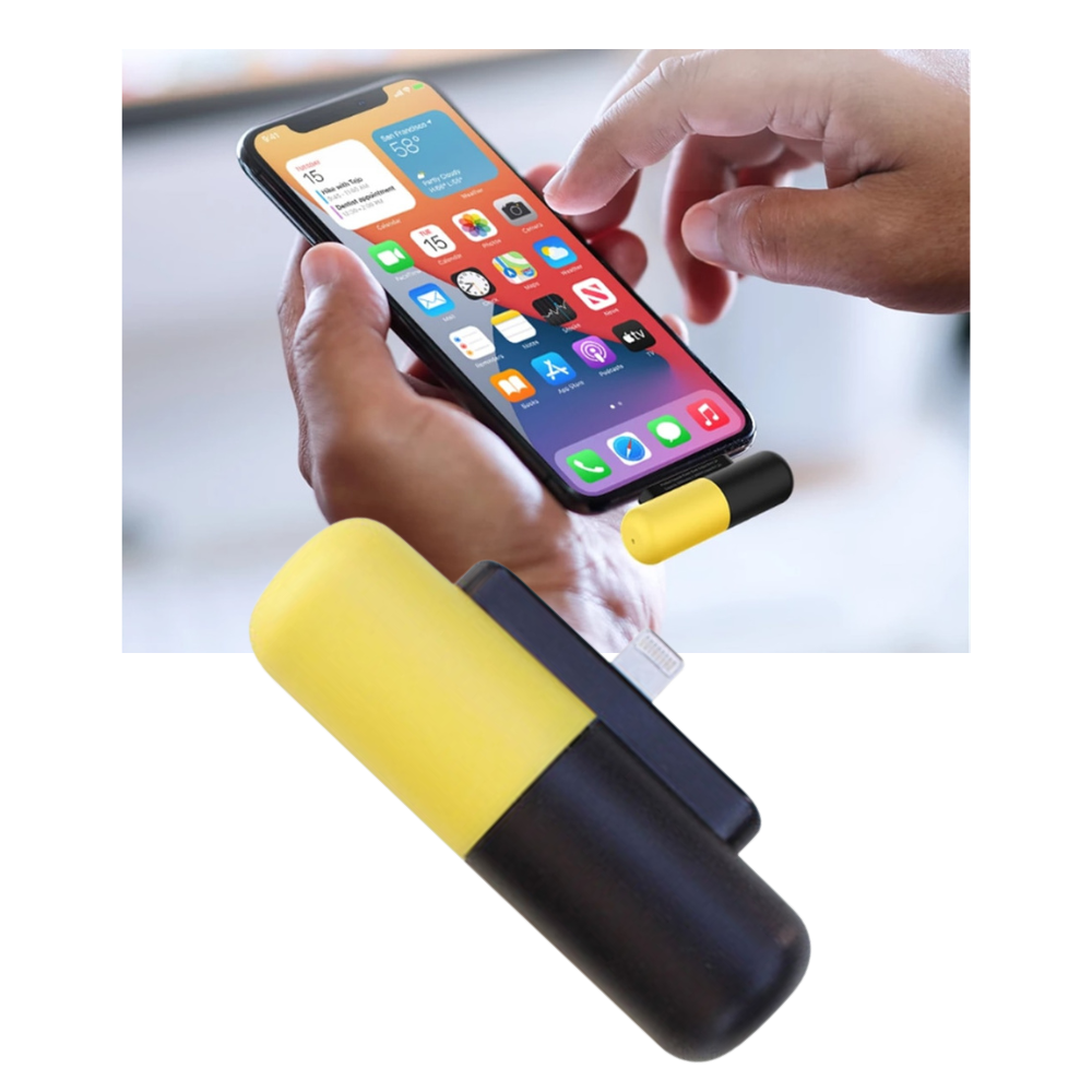 Capsule-Shaped Mini Portable Power Bank - Lightweight and Portable  - 
