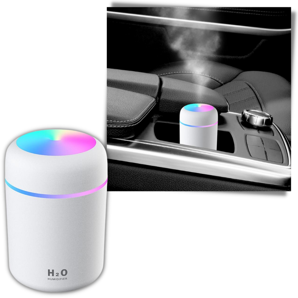 Mini Aromatherapy Air Humidifier and Diffuser - Lightweight, Portable Design -