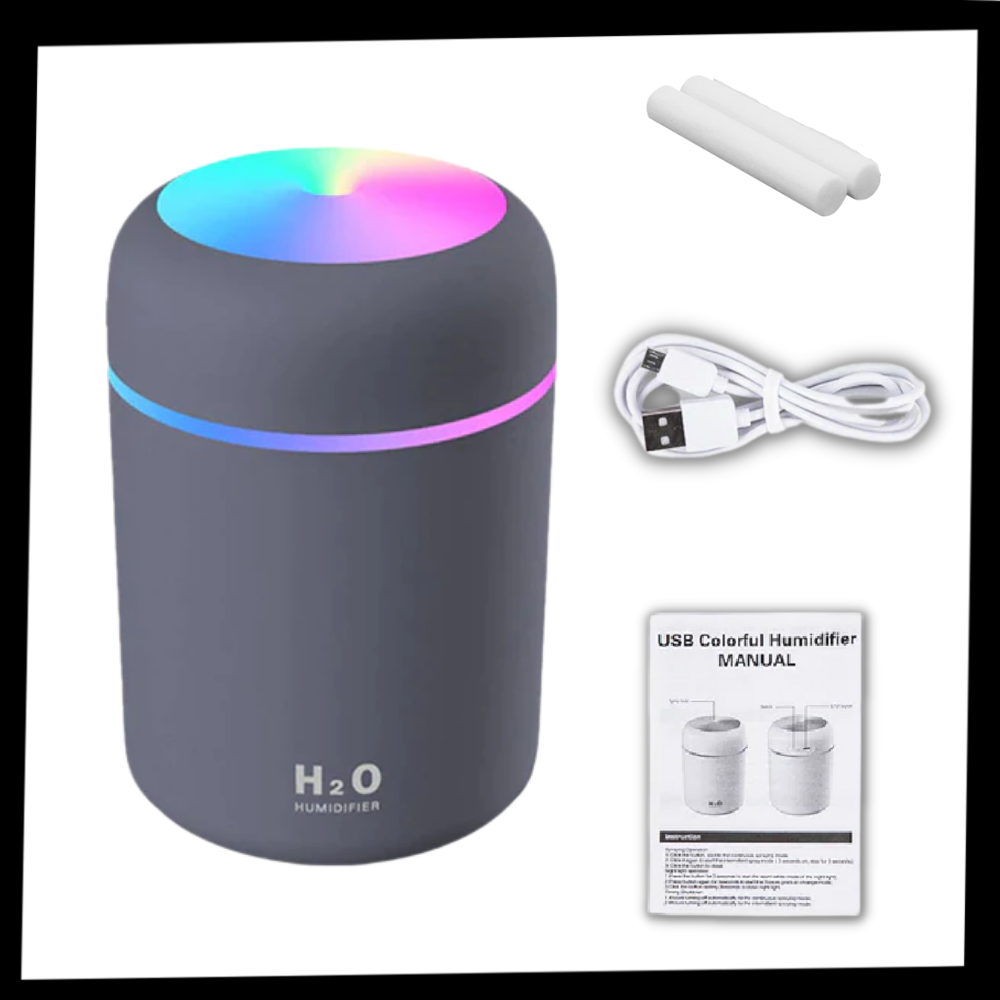 Mini Aromatherapy Air Humidifier and Diffuser - Package -