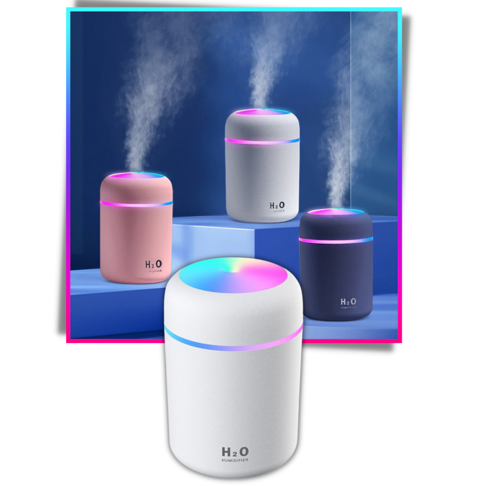 Mini Aromatherapy Air Humidifier and Diffuser - Perfect Hydration Effects -