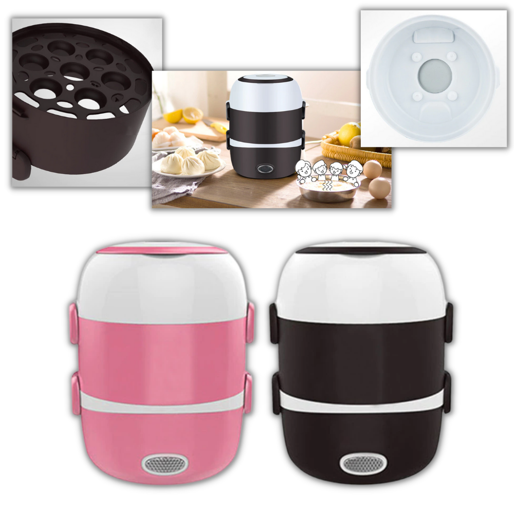 Mini Electric Cooker - Electric Rice Cooker - Mini Portable Steamer - 