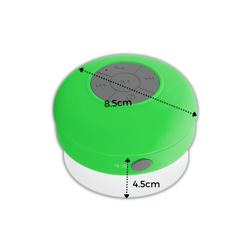 Mini vattentät Bluetooth-högtalare - Dimensions - Ozerty
