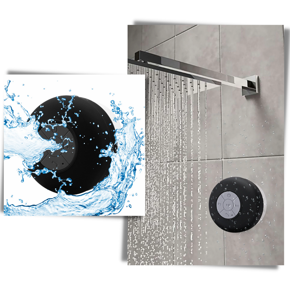 Mini Waterproof Bluetooth Speaker - Waterproof and Stick-On - 