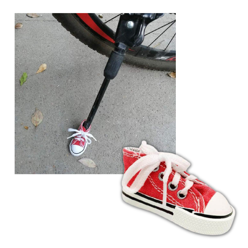 Mini sko-fod til cykelstativ - Kvalitetsopbygning - Ozerty