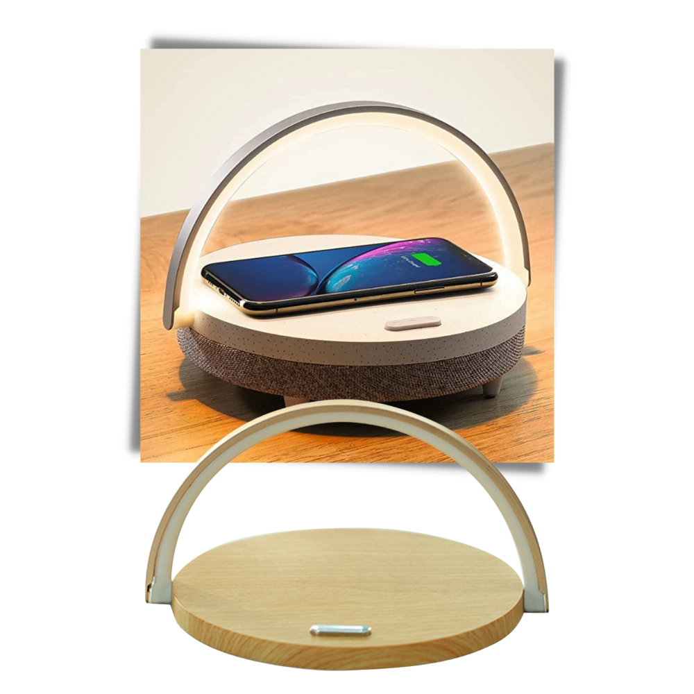 Desk Lamp & Wireless Phone Charger - Intelligent Build - 