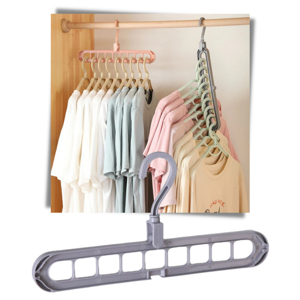 2-pack Space-saving Clothes Hanger - Excellent Clothes Hanging Option - 