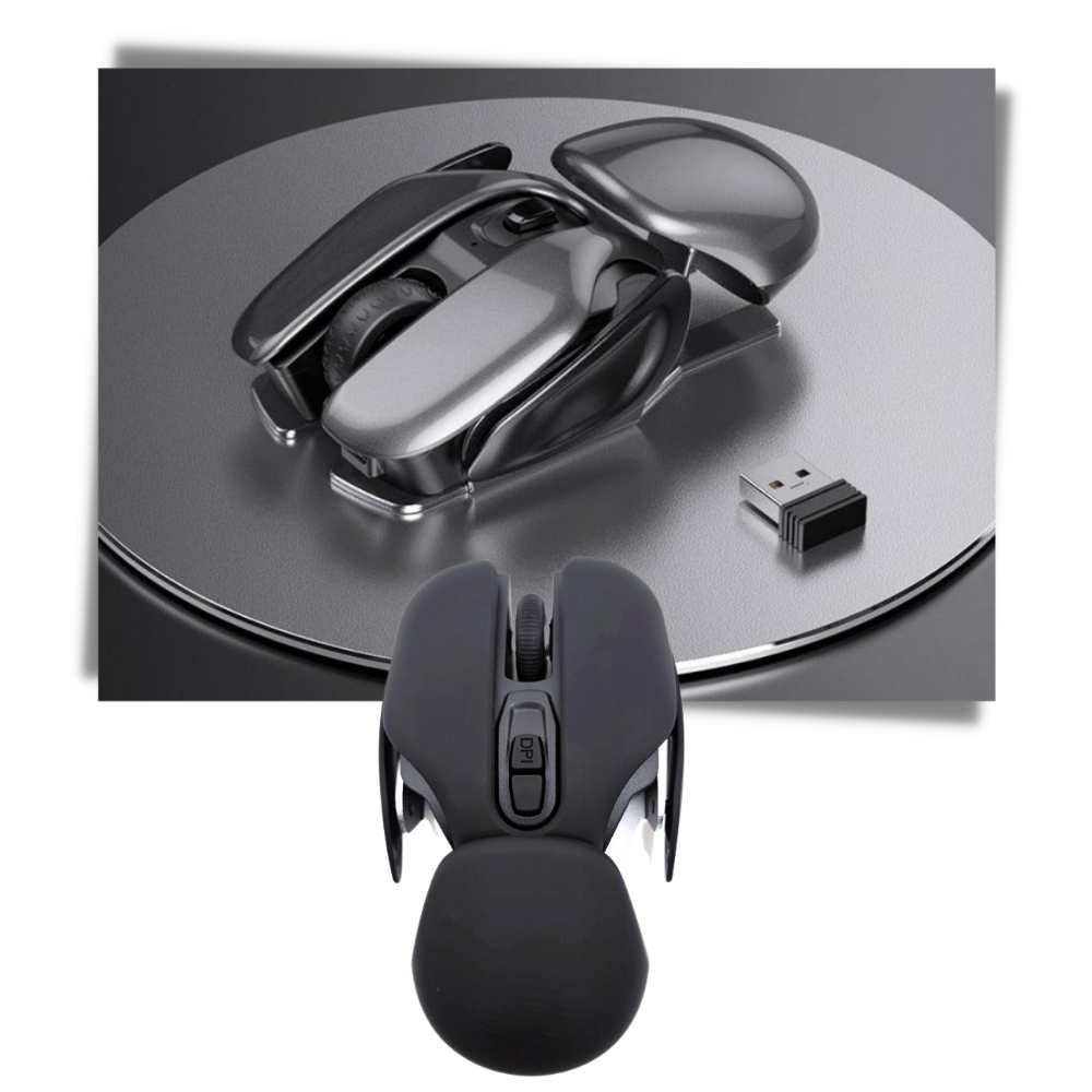 Wireless Ergonomic Gaming Mouse - Unique, Wireless Style - 