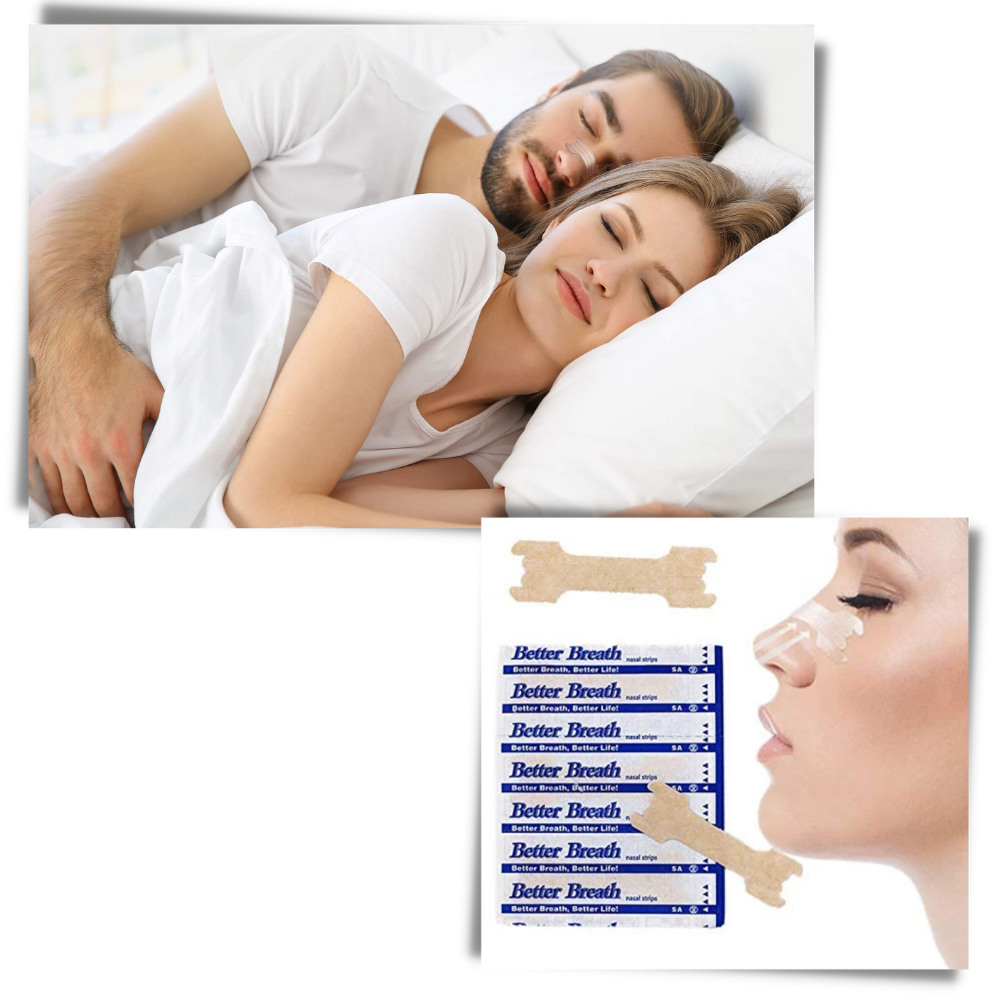 100-pack Nasal Strips for Snoring - Effectively Prevents Snoring - 
