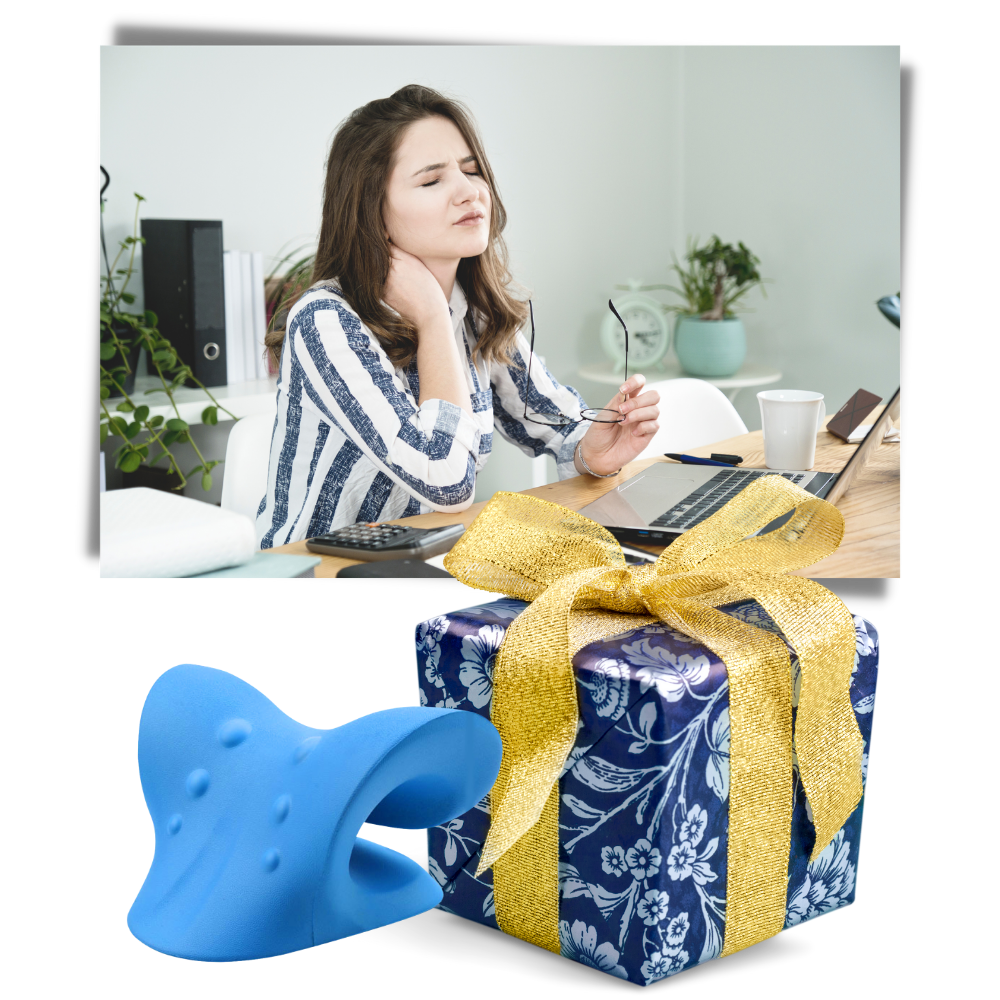 Neck and Shoulder Stretcher Pillow - Great Gift - 