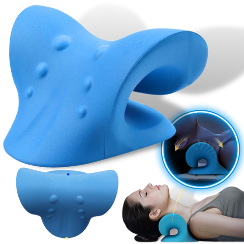 Neck Stretcher Pillow - Neck And Shoulder Relaxer - Neck and Shoulder Massager -