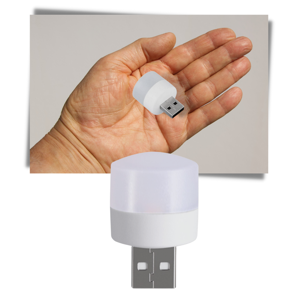 Mini lampe LED USB - Portable - Ozerty