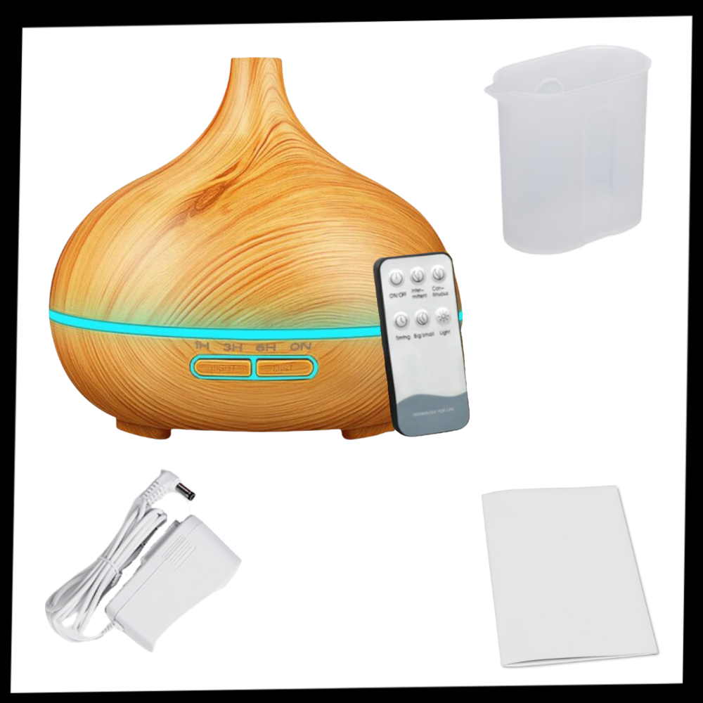 Essential Oil Diffuser and Humidifier - Package - Oustiprix