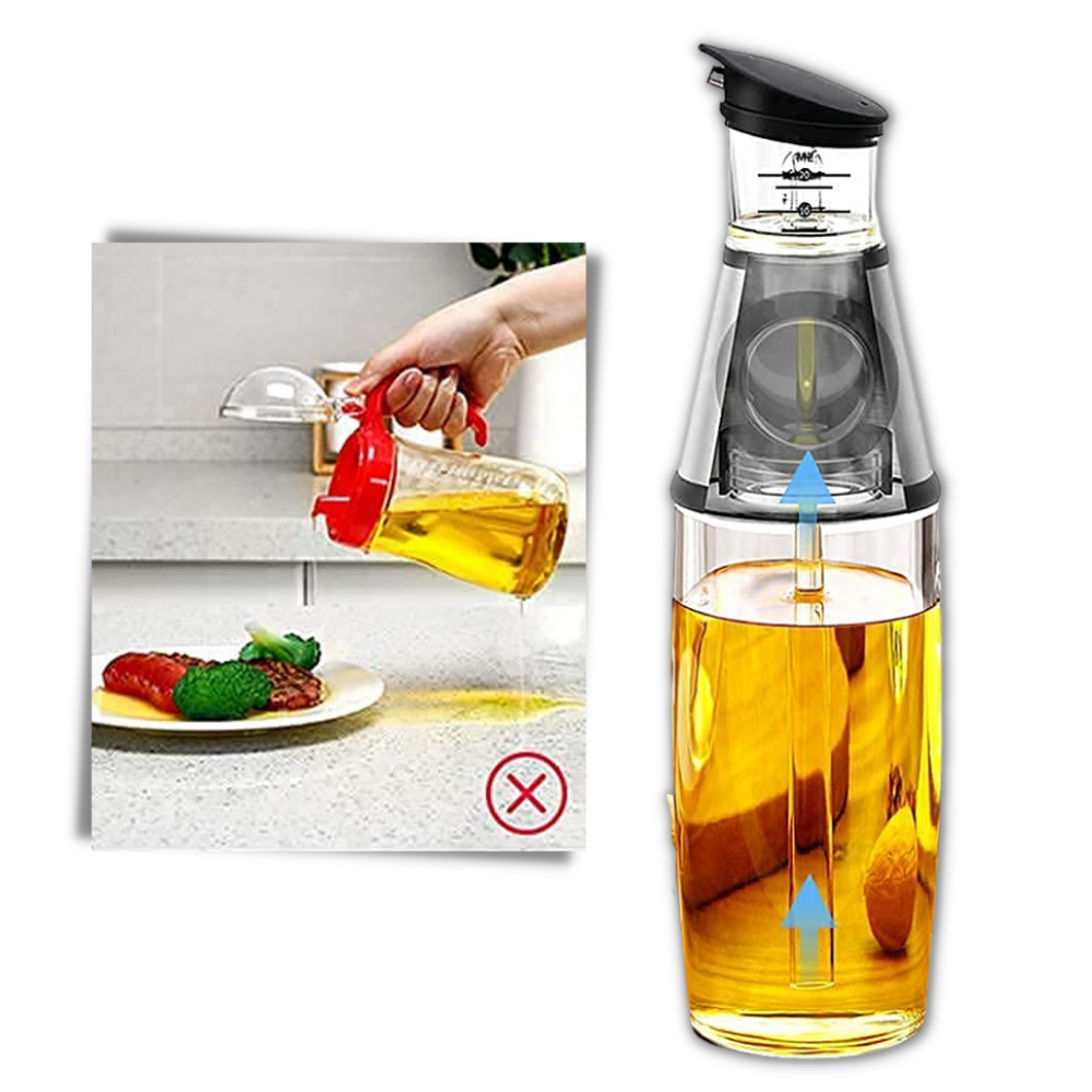 Cooking Oil Dispenser Bottle - Safe - 