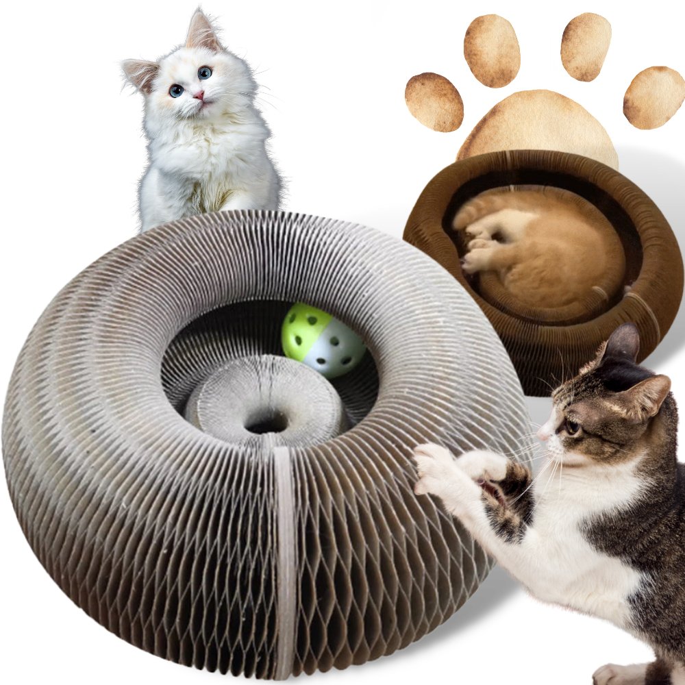 Leksak för katter - klösbräda för katt - Unik kattskrapa - Ozerty