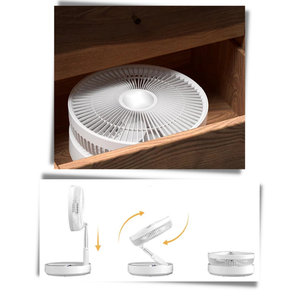 Ventilateur USB portable et pliable - Portable - Ozerty