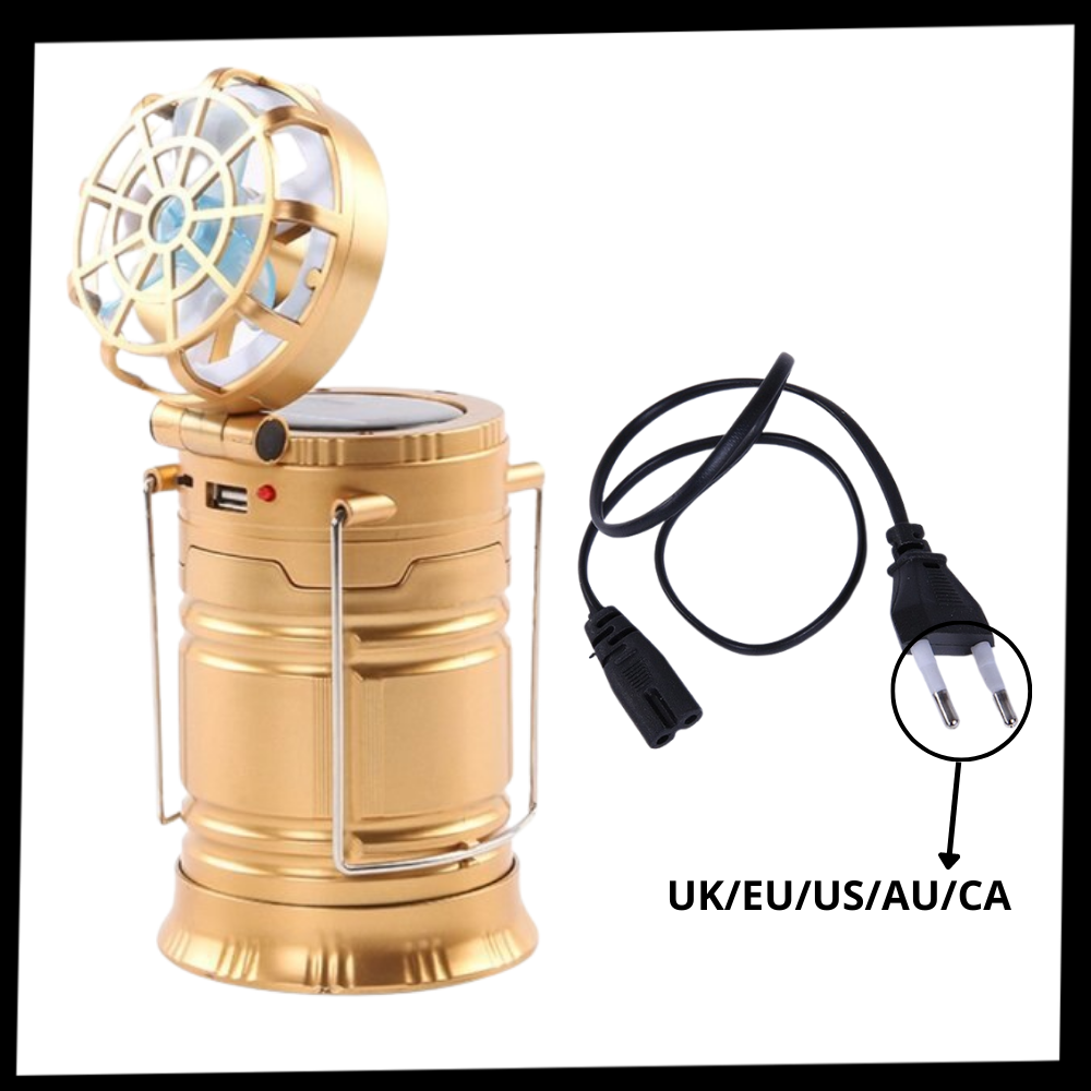 Multifunctional Solar-powered LED Lamp - Product content - Ozerty