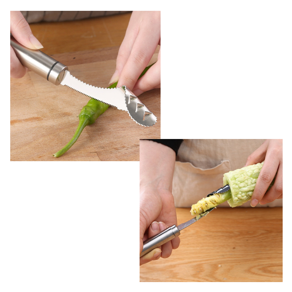 Vegetable & Pepper Seed Corer - Easy To Use - 