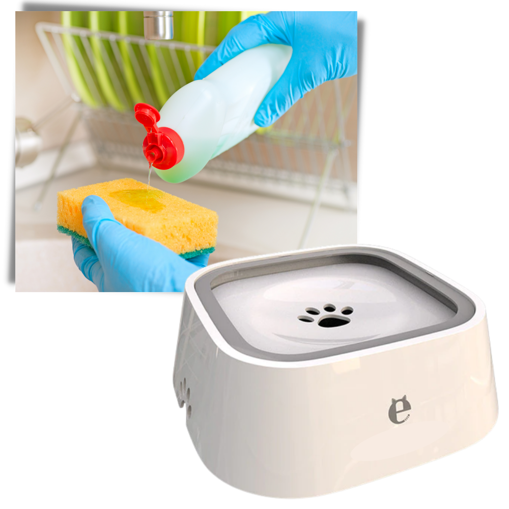 Pet Floating Water Bowl - Easy To Use and Clean -