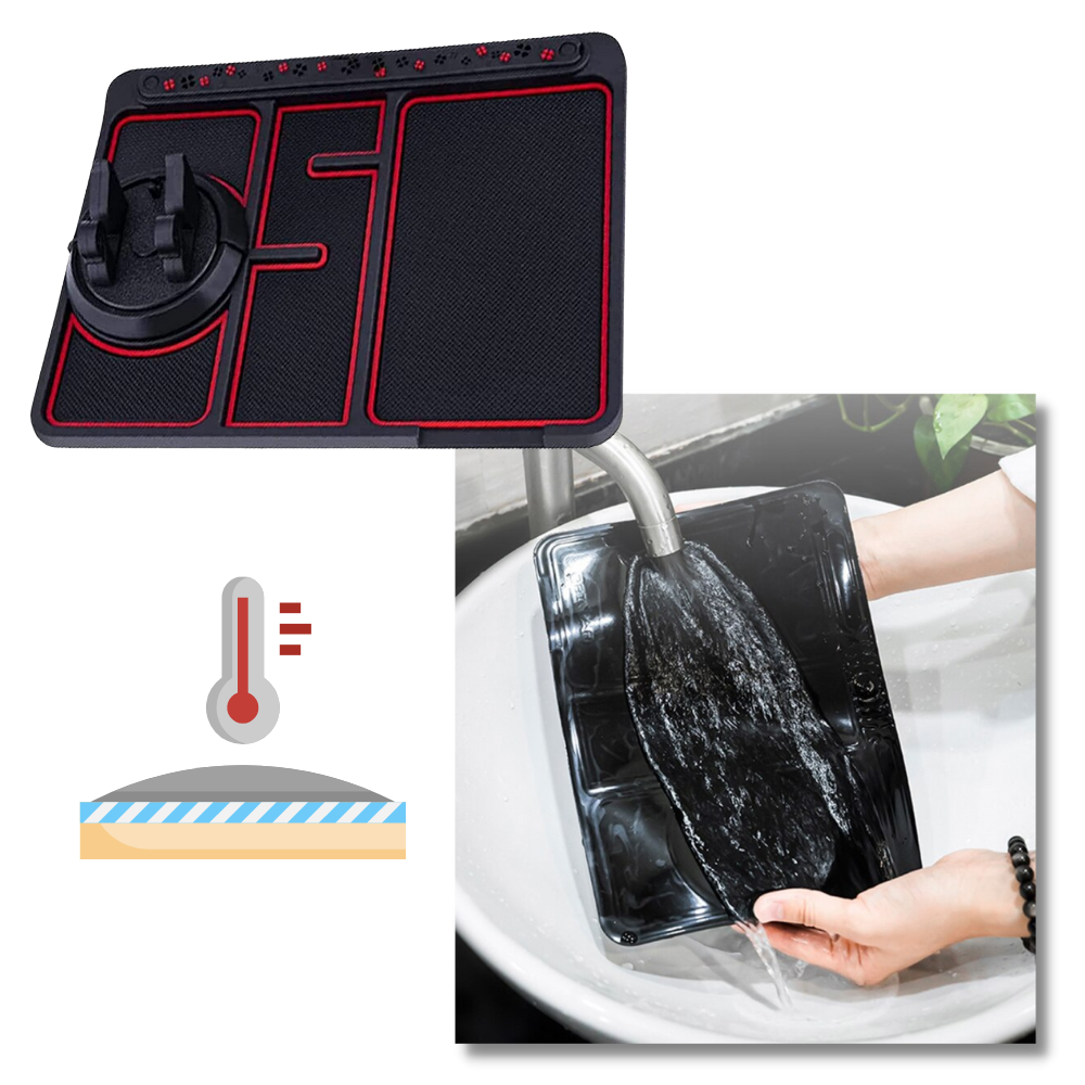 Non-Slip Pad and Phone Holder for Car - High-Quality Material -