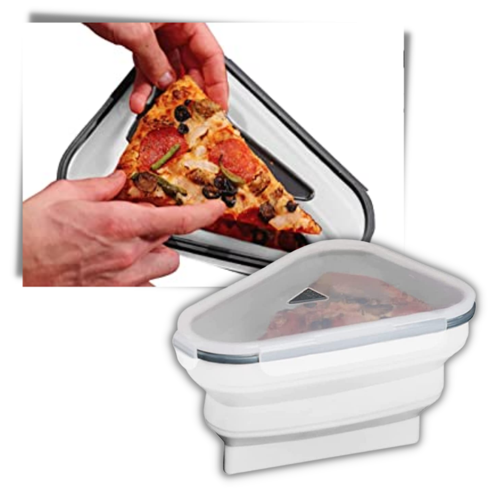 Extendable Pizza Storage Container - Food Grade Quality Silicone - Ozerty