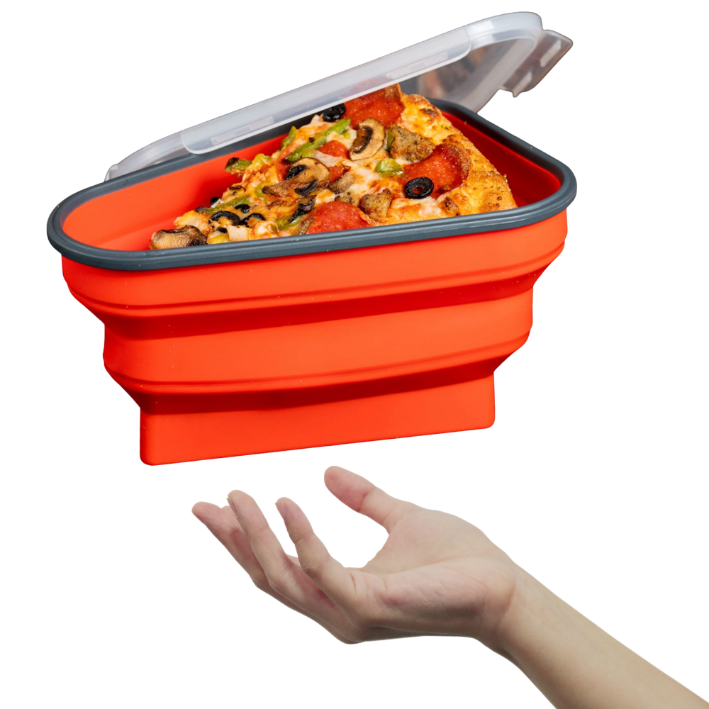 Extendable Pizza Storage Container - Lightweight and Portable - Ozerty