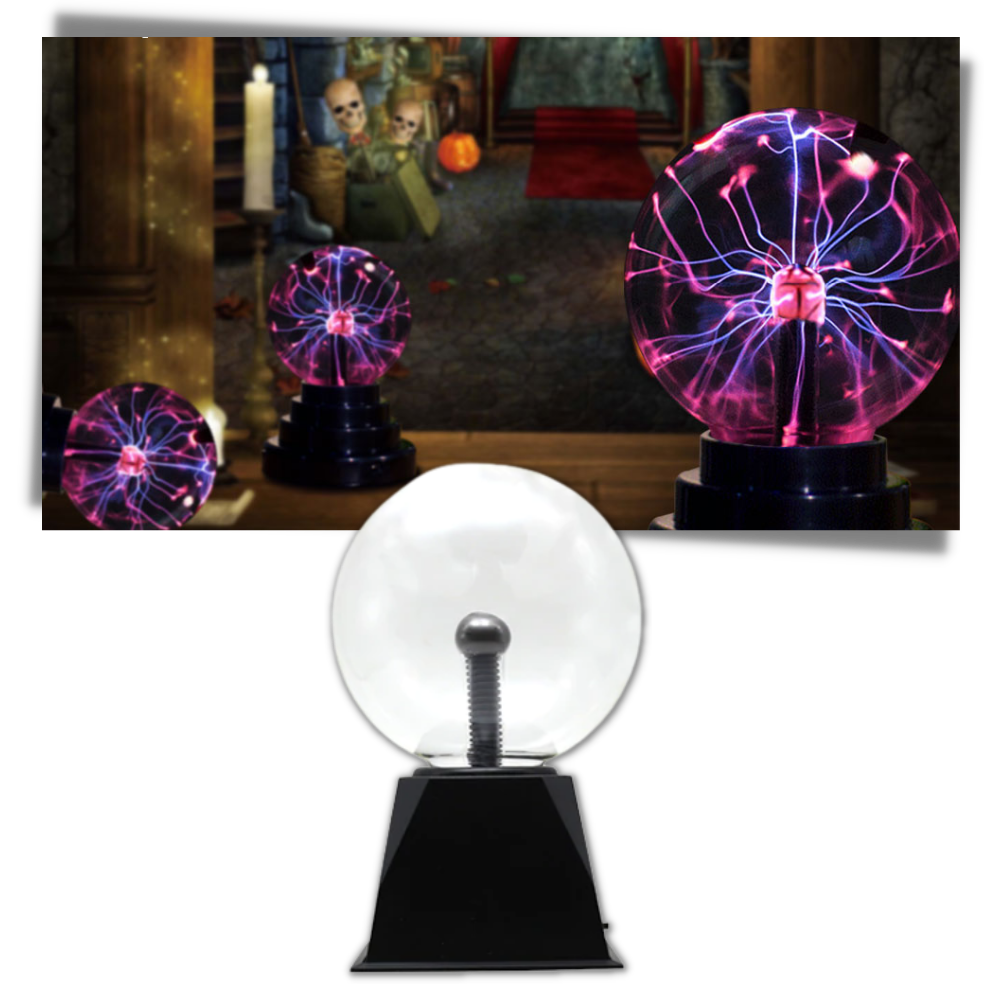 Lampe boule plasma magique - Esthétiquement attrayant - Ozerty