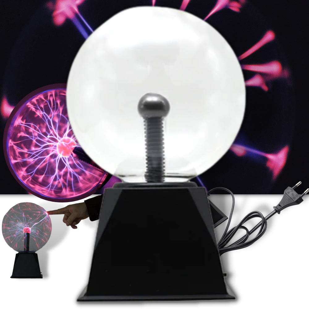 Lampe boule plasma magique - Un design unique et captivant - Ozerty