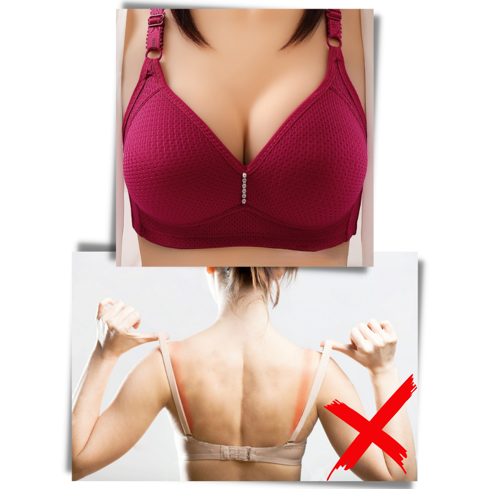 Soutien-gorge confortable sans armatures - Conception libre de l'armature - Ozerty