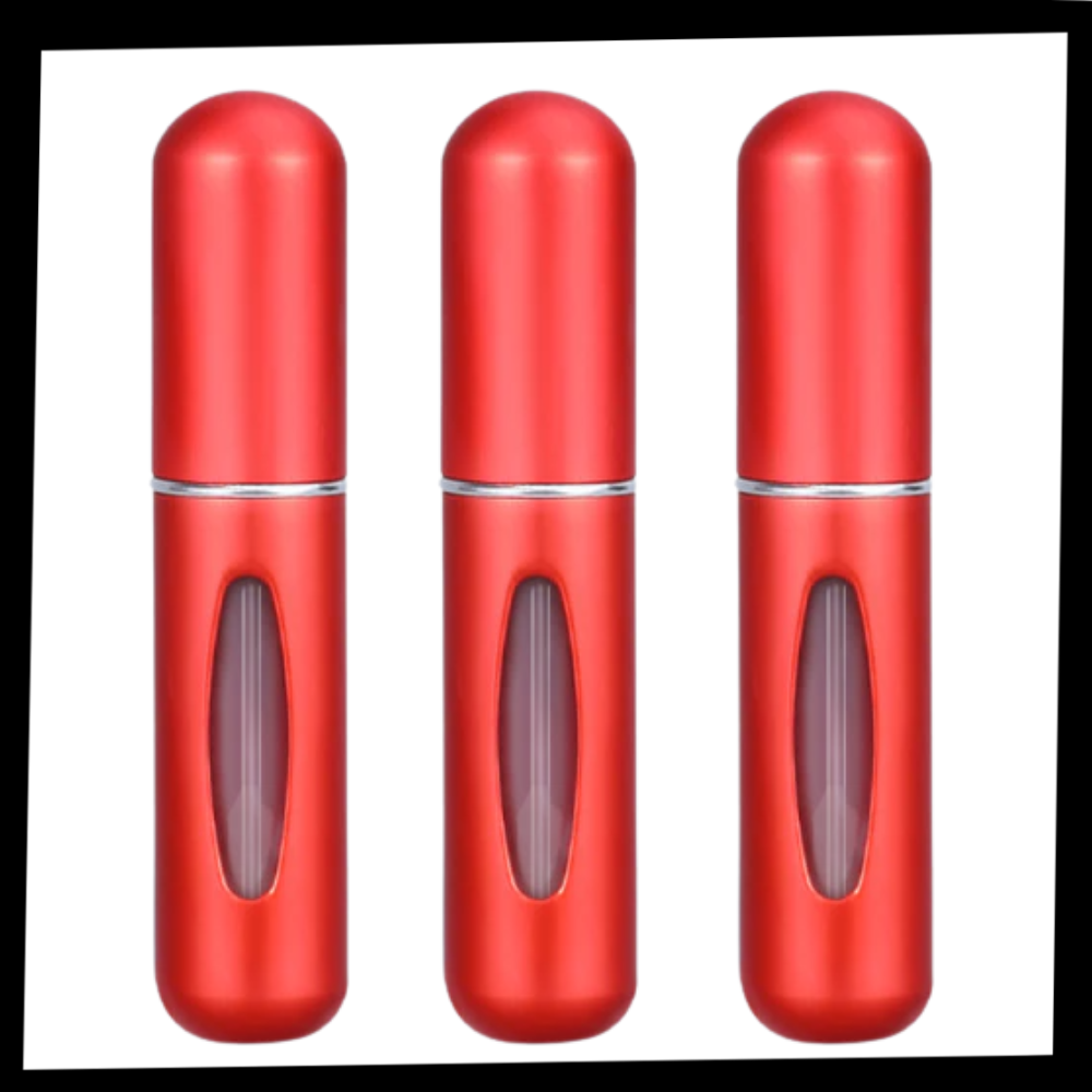 Lot de 3 mini-flacons de parfum rechargeables - Contenu du produit - Ozerty