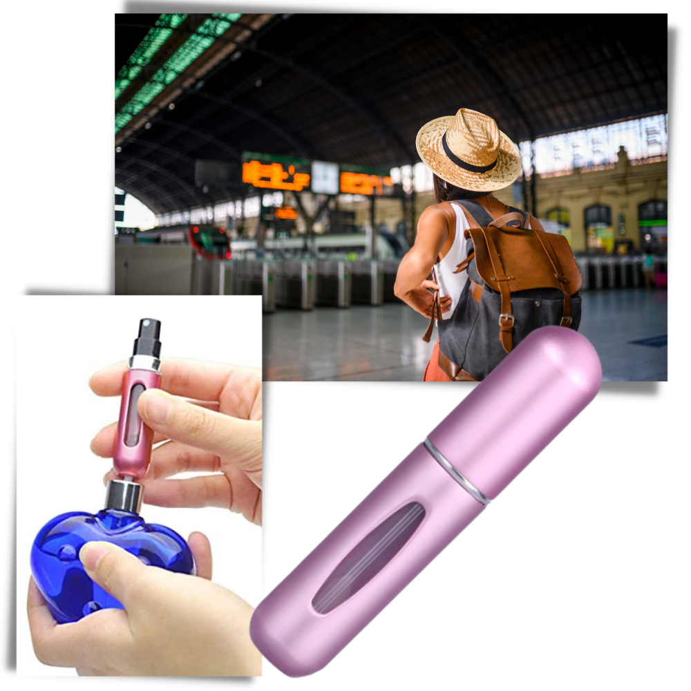 3-Pack Mini Refillable Perfume Bottles - Perfect For Travelling - 