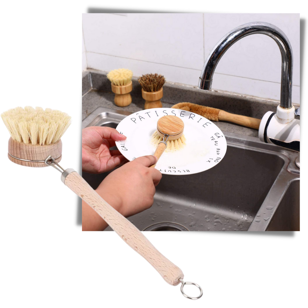Eco-friendly scrub brush - Comprehensive cleaning - Ozerty