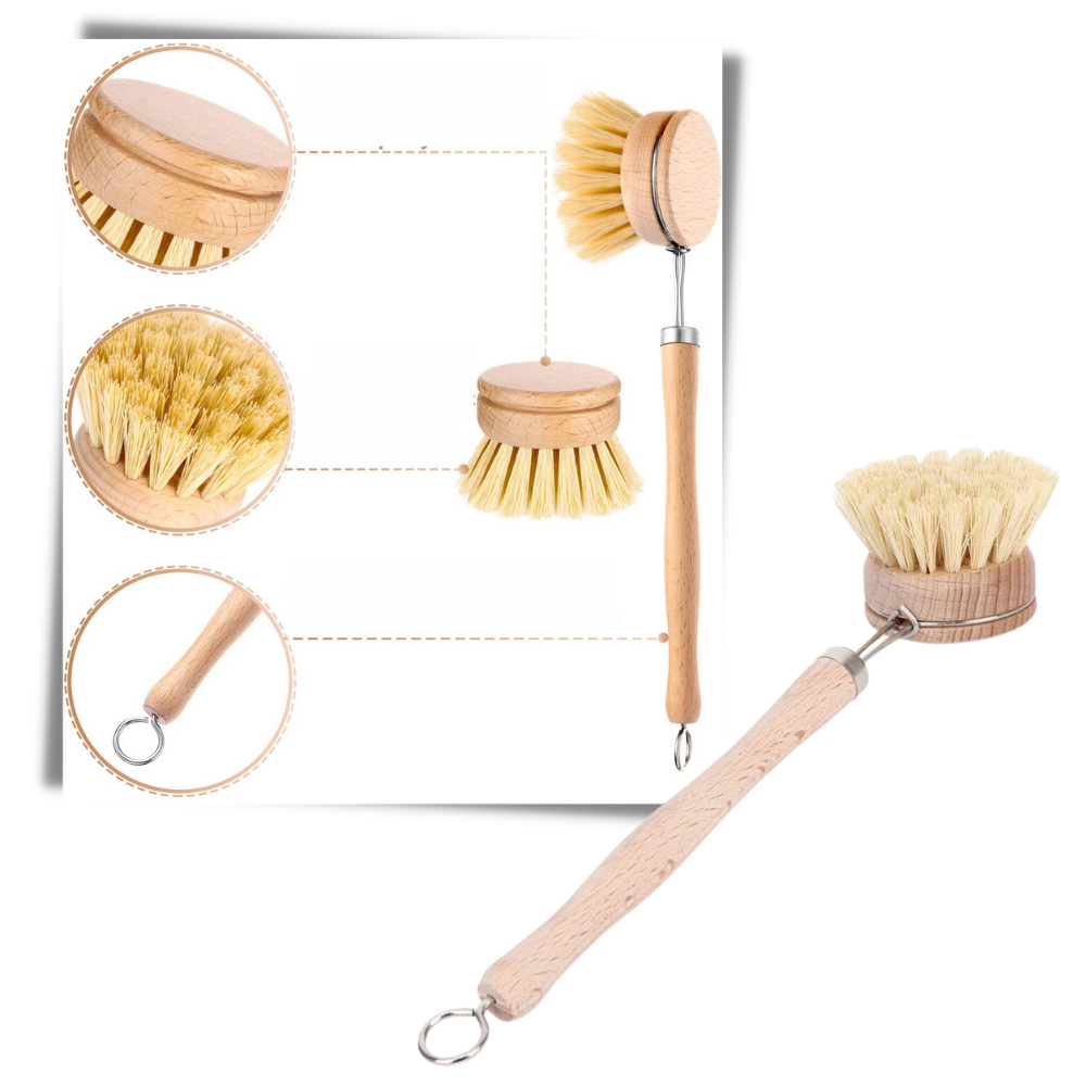 Brosse à récurer écologique - Qualité de construction - Ozerty