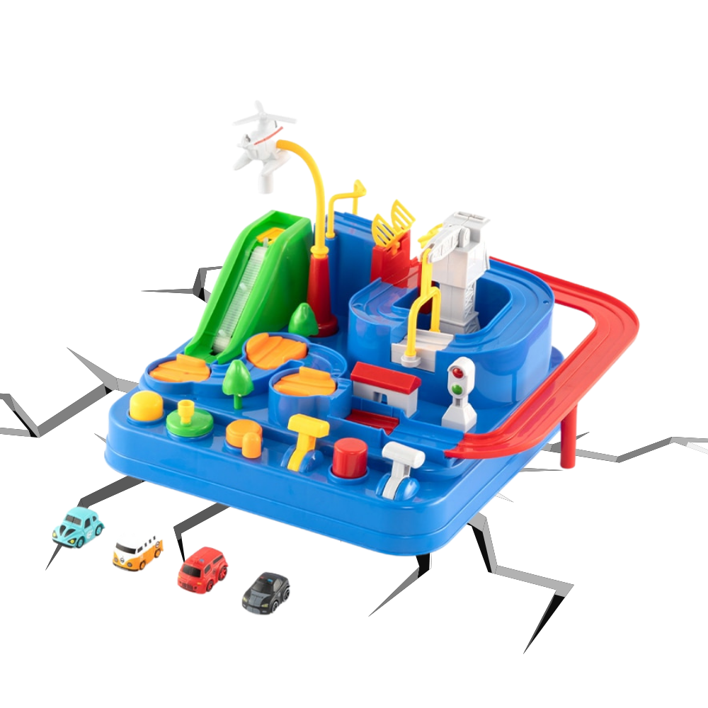 Mekanisk leksaksbil för barn - Hållbar konstruktion - Ozerty
