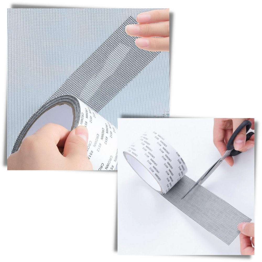 Fly Screen and Mesh Repair Tape - Easy To Apply - 