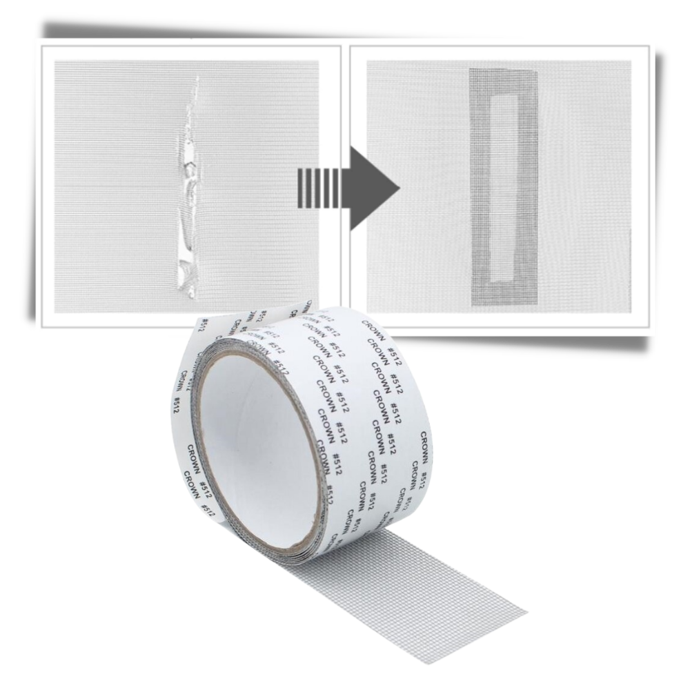 Fly Screen and Mesh Repair Tape - Effective Tool for Screen Repair - Ozerty