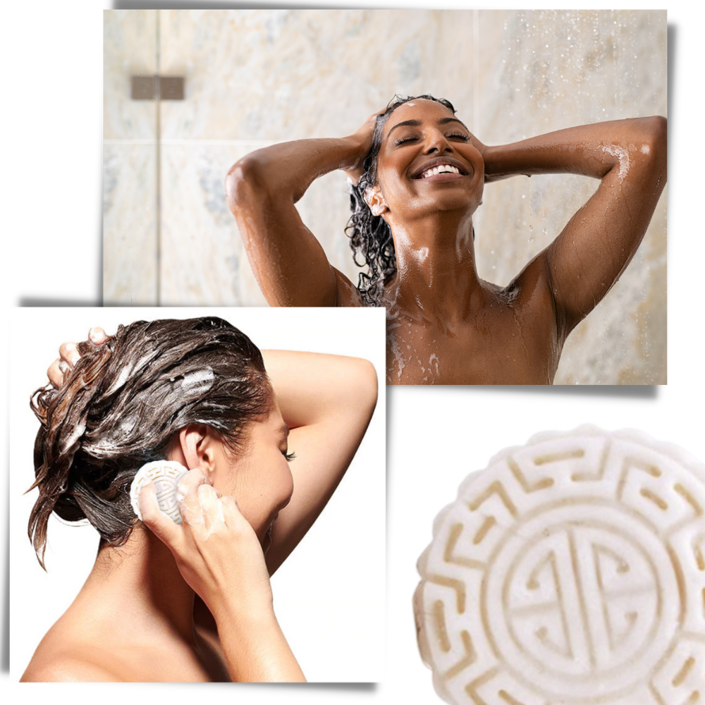 Festes Reis Shampoo & Haarspülung Bar - Einfach zu benutzen - Odeut
