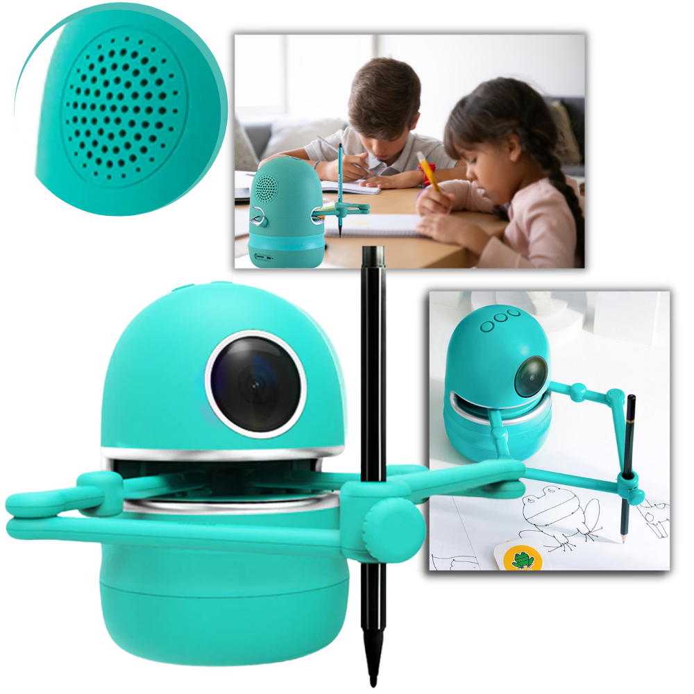 Robot da disegno educativo - robot da pittura per bambini - robot da disegno magico per bambini - Ozerty