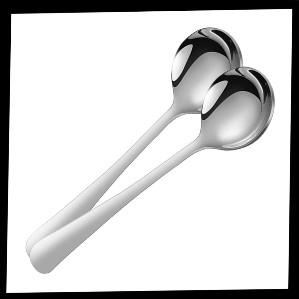 2-Pack Stainless Steel Spoons - Package -