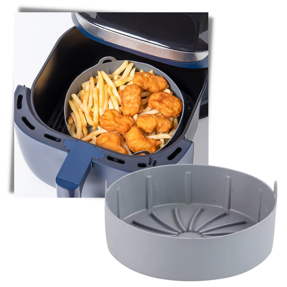 Reusable Air Fryer Silicone Pan - Wide Application -