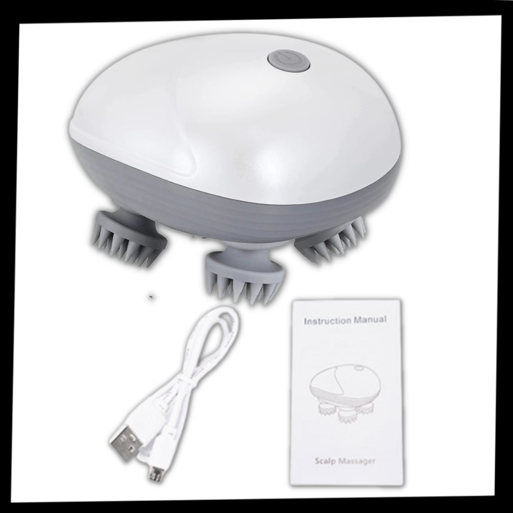 Vibrating Scalp Massager - Package - 