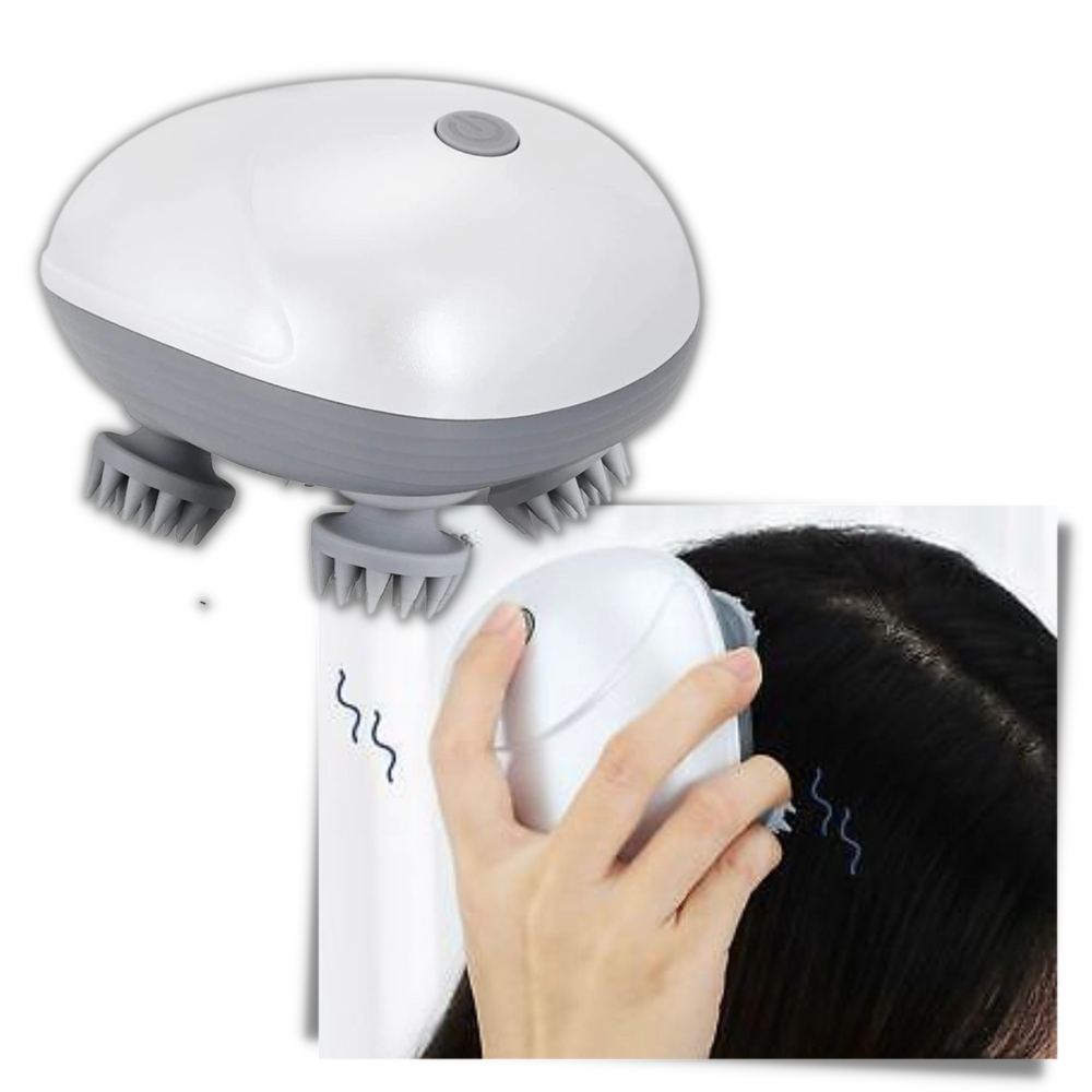 Vibrating Scalp Massager - Thoroughly Relaxing - 