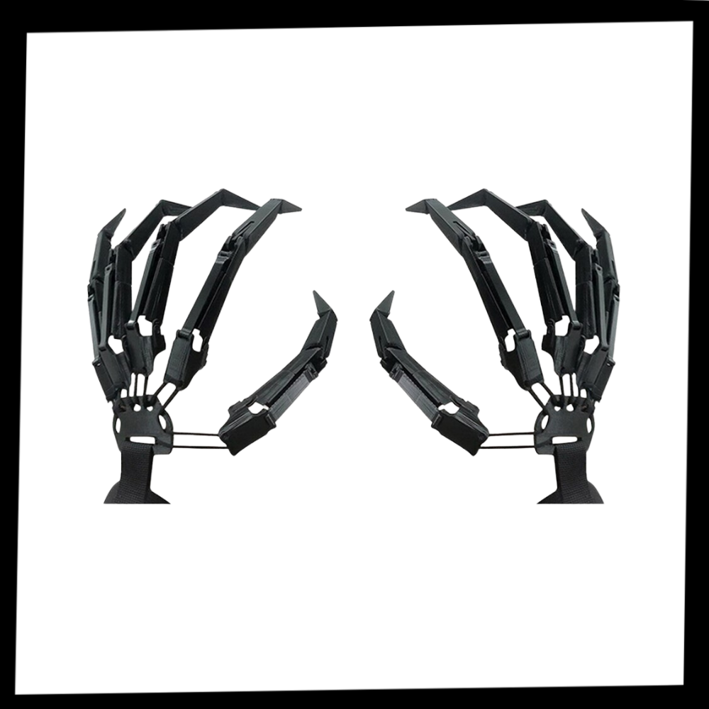 Fake Skeleton Hands Glove - Package - 