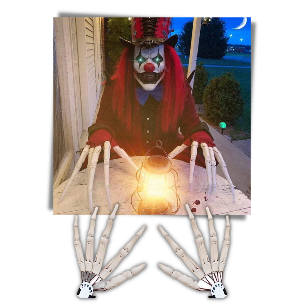 Fake Skeleton Hands Glove - The Perfect Halloween Costume Complement - 