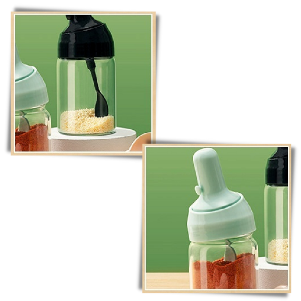 Moisture-proof Seasoning Dispensing Jar - Adjustable -