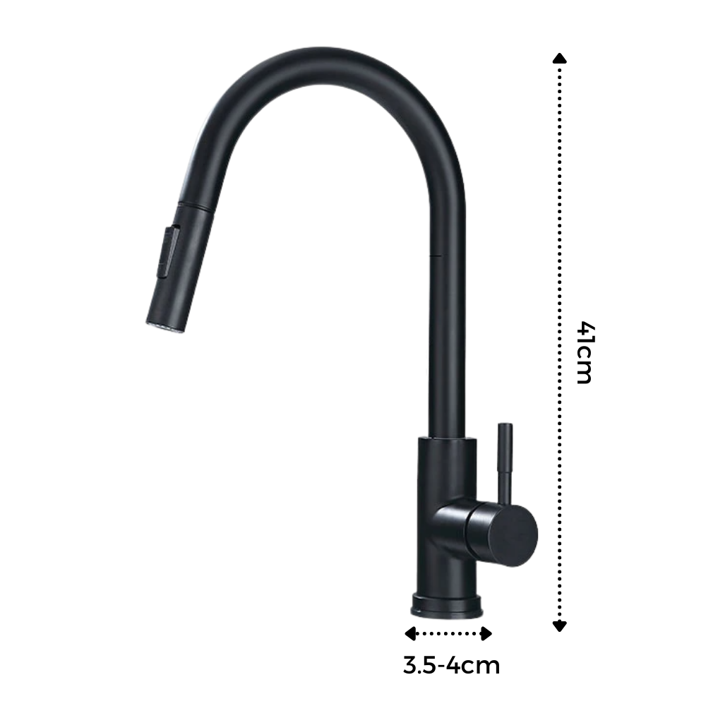 Flexible Kitchen Tap with Sensor - Dimensions - 