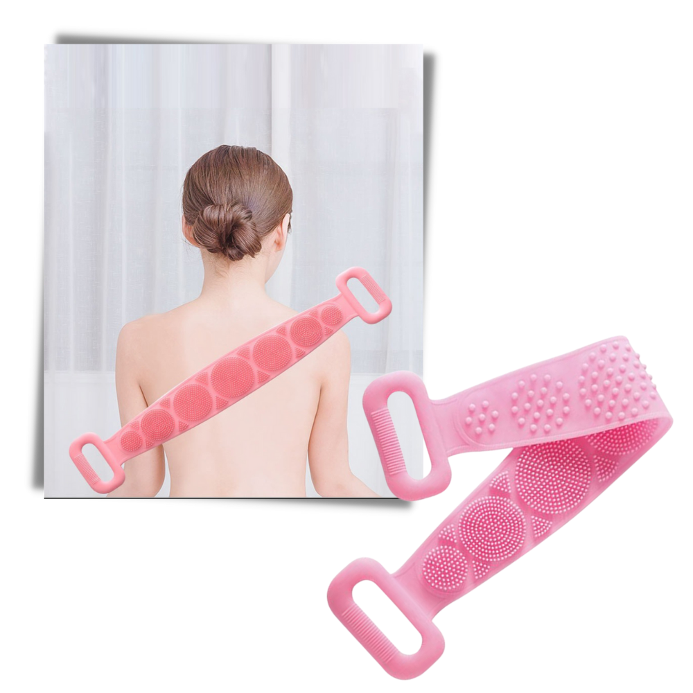 Stretchy Silicone Exfoliating Body Scrubber - Comfortable To Use - 