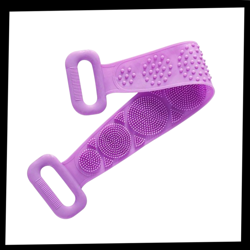 Scrubber corpo esfoliante in silicone elastico - Package - Ozerty