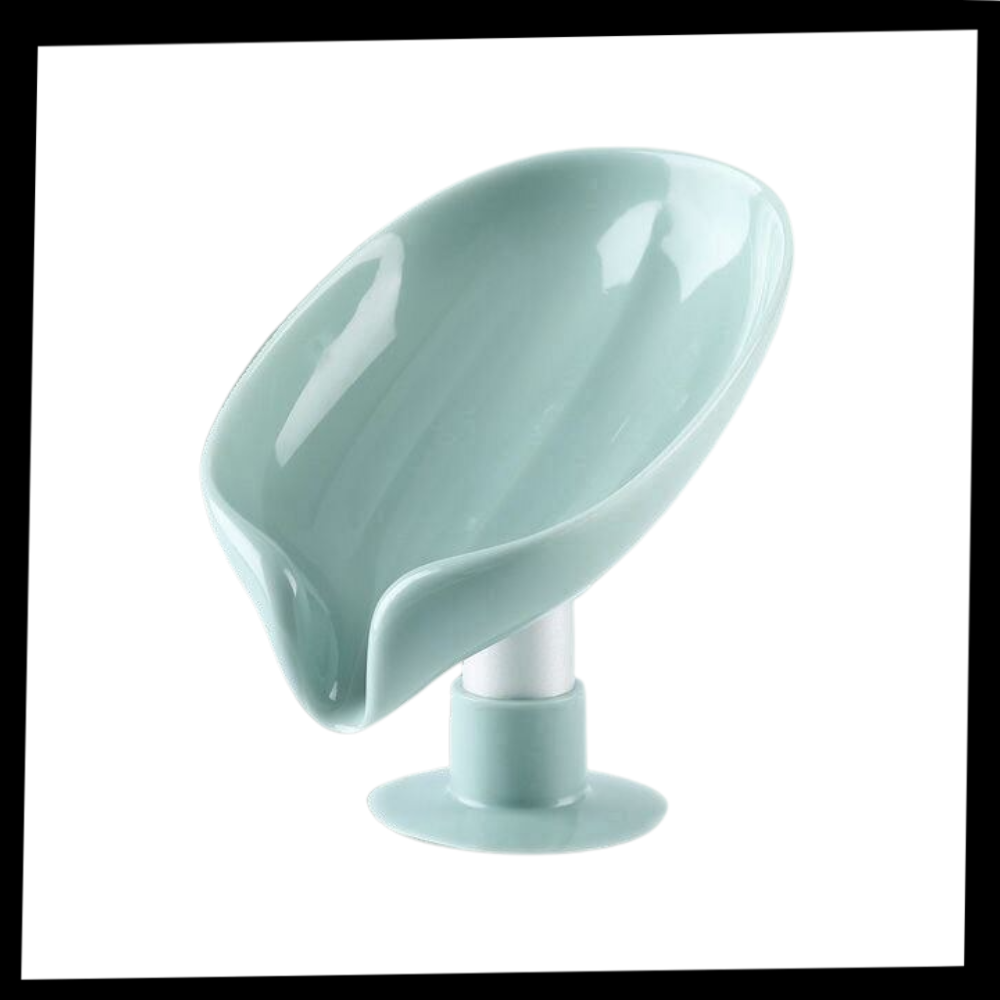 Leaf-Shaped Soap Holder with Drain - Package - 